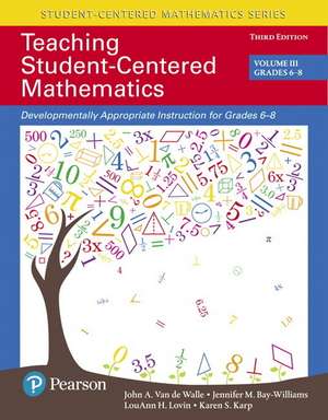 Teaching Student-Centered Mathematics de John a. Van De Walle