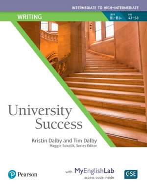 University Success Writing Intermediate, Student Book with MyLab English de Pearson