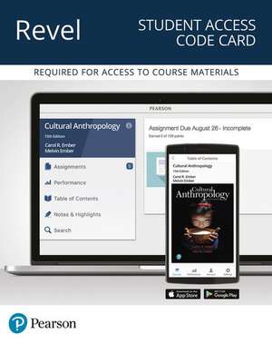 Revel for Cultural Anthropology -- Access Card de Carol R. Ember