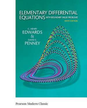 Elementary Differential Equations with Boundary Value Problems (Classic Version) de C. Henry Edwards