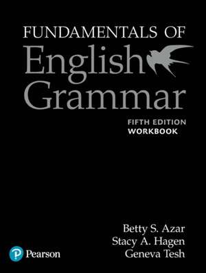 Azar, B: Azar-Hagen Grammar - (Ae) - 5th Edition - Workbook de Stacy Hagen