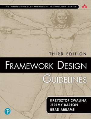 Framework Design Guidelines de Krzysztof Cwalina