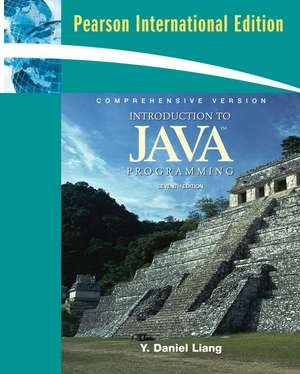 Introduction to Java Programming, Comprehensive Version: International Version de Y. Daniel Liang