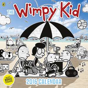 Diary of a Wimpy Kid Calendar 2016 de Jeff Kinney