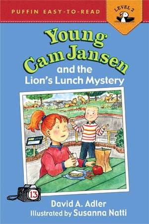 Young Cam Jansen and the Lions' Lunch Mystery de David A Adler