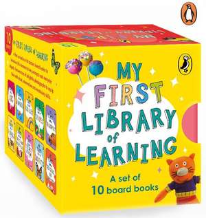 My First Library of Learning: Box set, Complete collection of 10 early learning board books for super kids, 0 to 3 | ABC, Colours, Opposites, Numbers, Animals (homeschooling/preschool/baby, toddler) de Penguin India