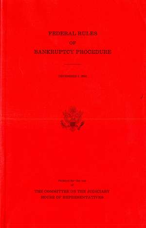 Federal rules of Bankruptcy Procedure 2016 de House (U.S.), Committee on the Judiciary