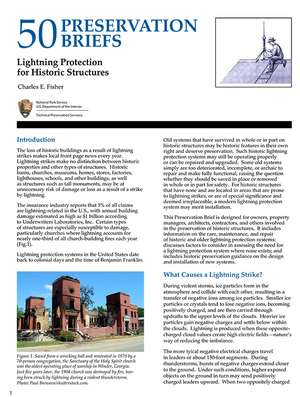 Lightning Protection for Historic Structures de Charles E. Fisher