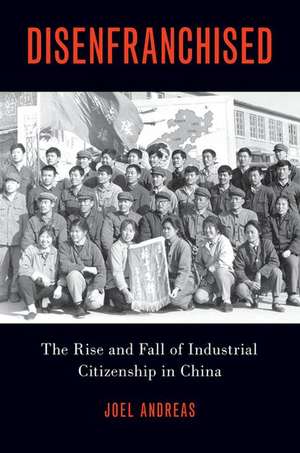 Disenfranchised: The Rise and Fall of Industrial Citizenship in China de Joel Andreas