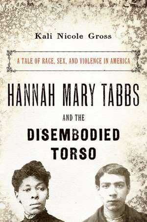 Hannah Mary Tabbs and the Disembodied Torso: A Tale of Race, Sex, and Violence in America de Kali Nicole Gross