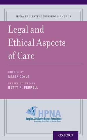 Legal and Ethical Aspects of Care de Nessa Coyle