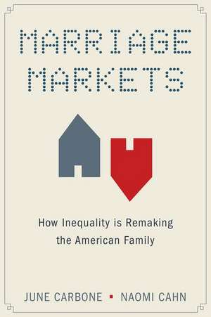 Marriage Markets: How Inequality is Remaking the American Family de June Carbone