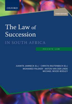 The Law of Succession in South Africa de Juanita Jamneck