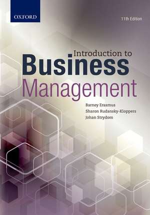 Introduction to Business Management de Badenhorst-Weiss Badenhorst-Weiss