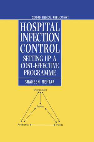 Hospital Infection Control: Setting Up a Cost-Effective Programme de Shaheen Mehtar