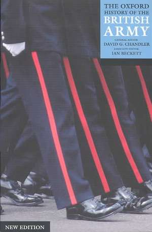 The Oxford History of the British Army de David Chandler