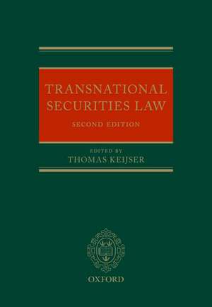 Transnational Securities Law 2e de Thomas Keijser