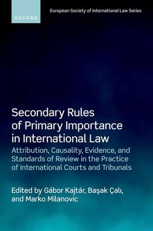 Secondary Rules of Primary Importance in International Law: Attribution, Causality, Evidence, and Standards of Review in the Practice of International Courts and Tribunals de Gábor Kajtár