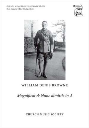 Magnificat and Nunc dimittis in A de William Denis Browne