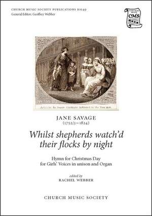 Whilst shepherds watch'd their flocks by night de Jane Savage