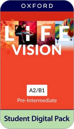 Life Vision: Pre-Intermediate: Student Digital Pack: 2 years' access to Student e-book, Workbook e-book, Online Practice and Student Resources.