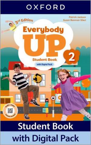 Everybody Up: Level 2: Student Book with Digital Pack: Print Student Book and 2 years' access to Online Practice and Student Resources, available on Oxford English Hub. de Patrick Jackson