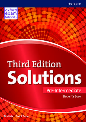 Solutions: Pre-Intermediate: Student's Book: Leading the way to success de Paul Davies