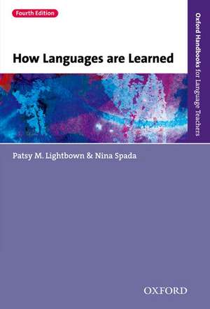 How Languages are Learned de Patsy Lightbown