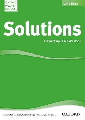 Solutions: Elementary: Teacher's Book