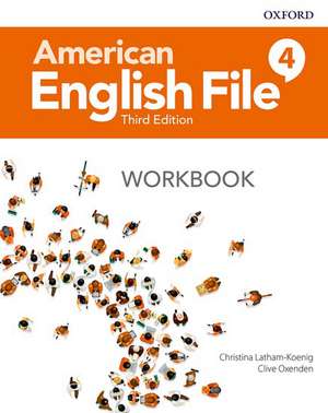 American English File: Level 4: Workbook de Christina Latham-Koenig