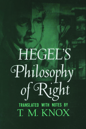 Philosophy of Right de Gwf Hegel