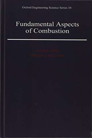 Fundamental Aspects of Combustion de Amable Liñán