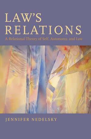 Law's Relations: A Relational Theory of Self, Autonomy, and Law de Jennifer Nedelsky