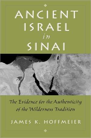 Ancient Israel in Sinai: The Evidence for the Authenticity of the Wilderness Traditions de James K. Hoffmeier