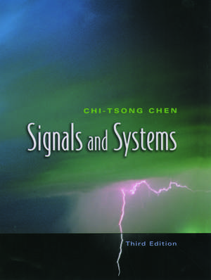 Signals and Systems de Chi-Tsong Chen