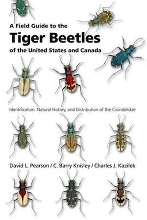 A Field Guide to the Tiger Beetles of the United States and Canada: Identification, Natural History, and Distribution of the Cicindelidae de David L. Pearson