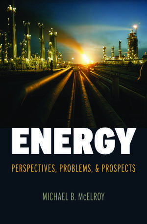 Energy: Perspectives, Problems, and Prospects de Michael B. McElroy