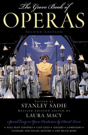 The Grove Book of Operas de Stanley Sadie