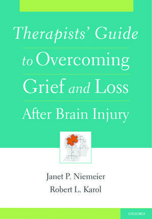 Therapists' Guide to Overcoming Grief and Loss After Brain Injury de Janet Niemeier