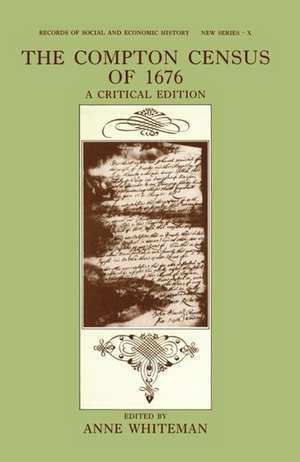 The Compton Census of 1676: A Critical Edition de Anne Whiteman