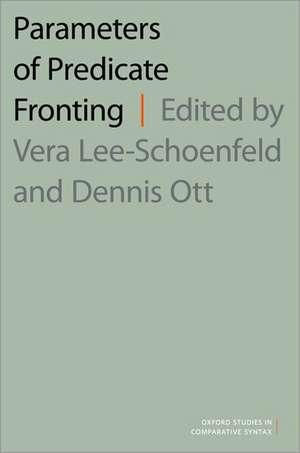 Parameters of Predicate Fronting de Vera Lee-Schoenfeld