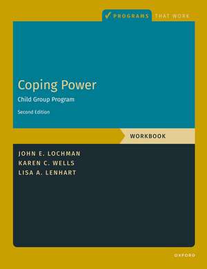 Coping Power: Child Group Program Workbook 8-Copy Set de John E. Lochman