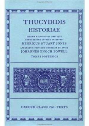 Thucydides Historiae Vol. II: Books V-VIII de H. Stuart Jones