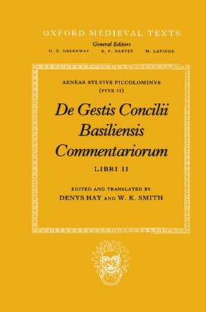 De Gestis Concilii Basiliensis Commentariorum Libri II de Aeneas Sylvius Piccolominus