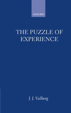 The Puzzle of Experience de J. J. Valberg