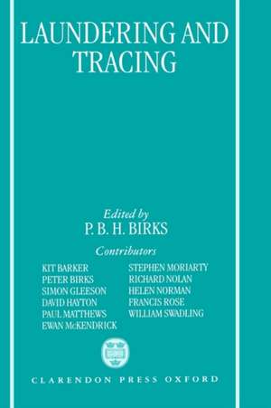 Laundering and Tracing de Peter Birks