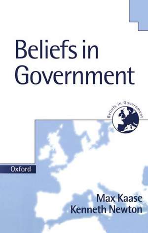 Beliefs in Government de Max Kaase