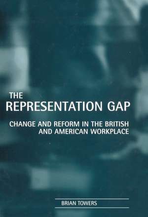 The Representation Gap: Change and Reform in the British and American Workplace de Brian Towers