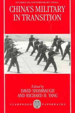 China's Military in Transition de David Shambaugh