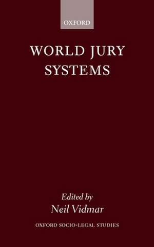 World Jury Systems de Neil Vidmar